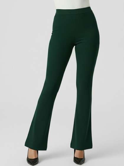 Plus Size Women
                        Comfort Wrinkle Free Trousers