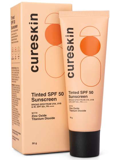 Cureskin Tinted SPF
                        50 Sunscreen With Zinc Oxide Titanium Dioxide -
                        50 g