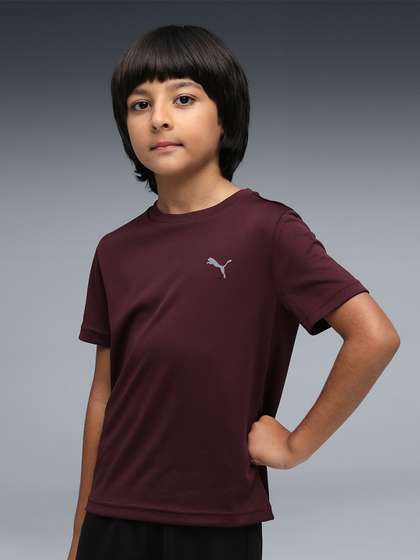 Puma Sprint Boys'
                    Sweat-Wicking Crew Tee