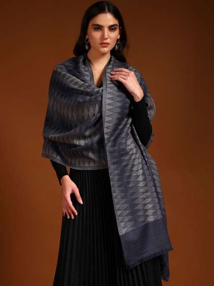 Pashmoda Women
                        Geometric Woven Design Shawl