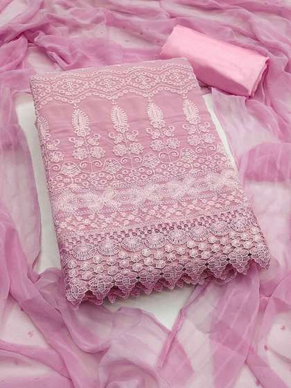 Peachmode
                          Embroidered Unstitched Dress Material