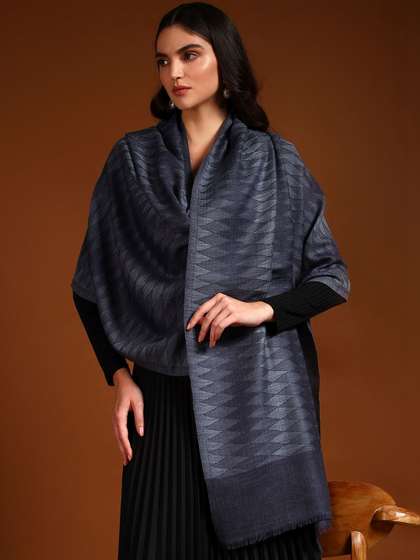 Pashmoda Women
                          Geometric Woven Design Shawl