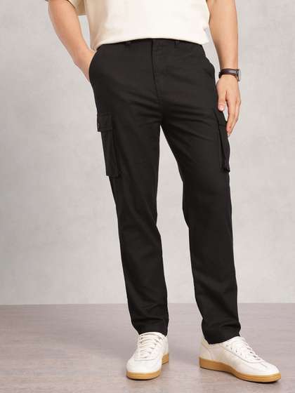 Nautica Men Pure
                        Cotton Cargos Trousers