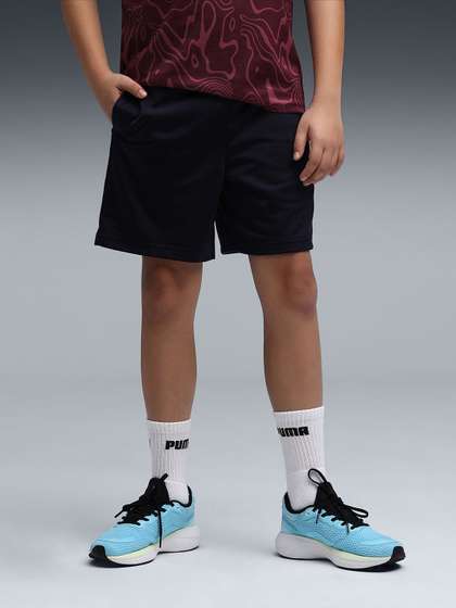 Puma Sprint Boys'
                      Sweat-Wicking Knit Shorts