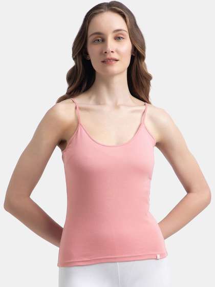 Jockey Super Combed
                        Cotton Camisole with Adjustable Straps and
                        StayFresh Treatment-1487