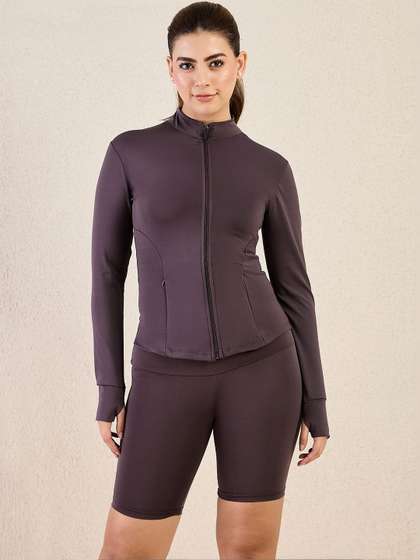 COLOR CAPITAL
                          Women Lightweight Antimicrobial Training or
                          Gym Sporty Jacket