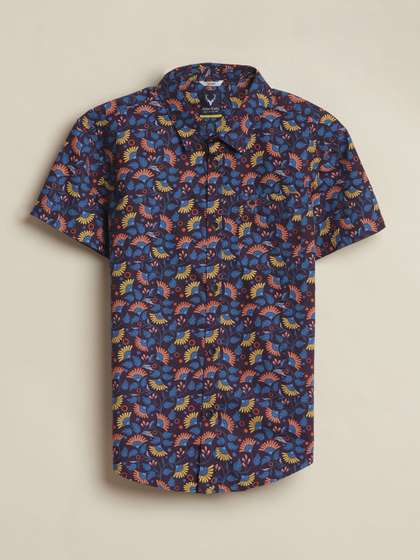 Allen Solly Junior Boys
                    Slim Fit Floral Printed Casual Shirt