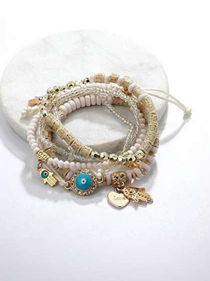 DressBerry Women 6
                          Crystals Charm Bracelet
