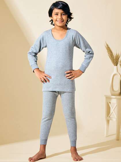 INFERNO Boys Cotton
                    Round Neck Thermal Set