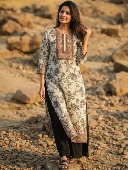Anouk Women Floral
                        Printed Kurta