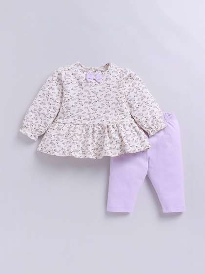 Smart Baby Girls
                      Printed Top with Leggings