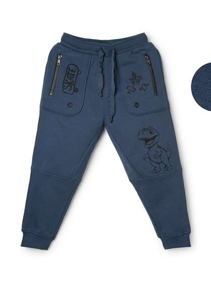 Sportking Boys Printed
                    Mid-Rise Joggers
