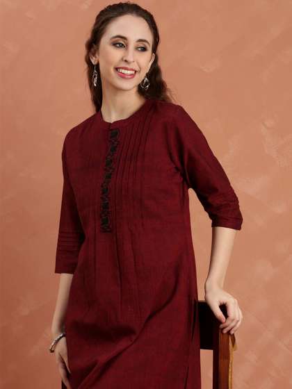 Anouk Women
                        Embroidered Thread Work Kurta