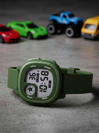 PAPIO Kids Printed Dial
                    Digital Watch KD-210 GREEN