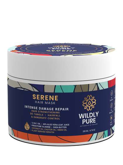 Wildly Pure SERENE
                        12 in 1 Dandruff & Dry Frizzy Hair Mask
                        200ml
