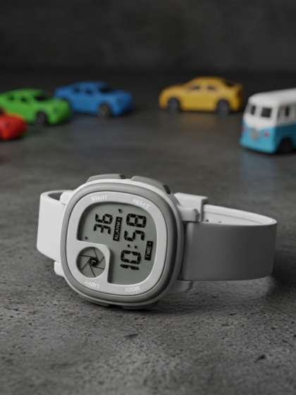 PAPIO Kids Dial &
                      Textured Straps Digital Watch KD-210 GREY