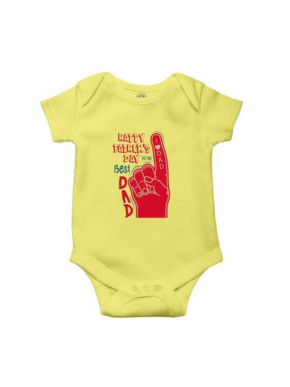 THE PRINT PLATTER Kids
                    Infants Fathers Day Printed Envelope Neck Cotton
                    Bodysuit