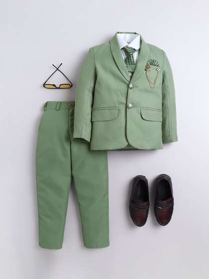 Sangria Boys
                      Single-Breasted Shawl Collar 5-Piece Party Suit