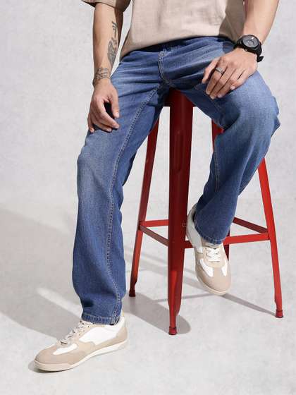 WROGN Men Anti
                        Relaxed Fit Non Stretchable Jeans
