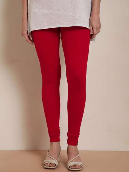 TWIN BIRDS High-Rise
                        Churidar-Length Leggings