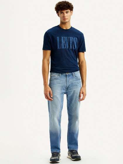 Levis Straight Fit Mid-Rise Jeans