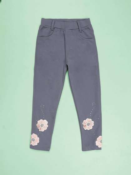 KiddoPanti Girls Skinny
                    Fit Embellished Jeggings