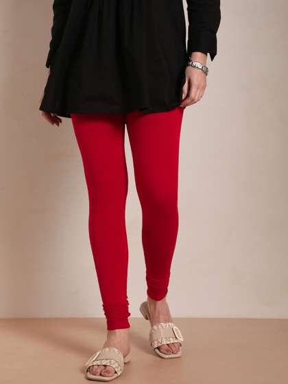 TWIN BIRDS
                          Churidar Length Slip-On Leggings