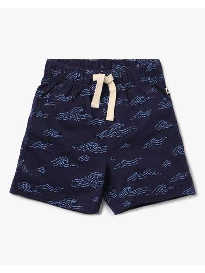 GAP Kids Nautical Kids
                    Printed Pure Cotton Mid Rise Shorts