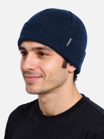 WROGN Unisex Solid
                      Cuff Beanie
