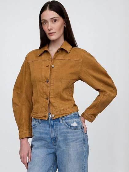 GAP Loose Fit Spread
                        Collar Jackets