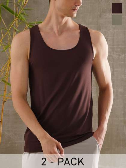 DAMENSCH Pack Of 2
                          Basic Innerwear Vests