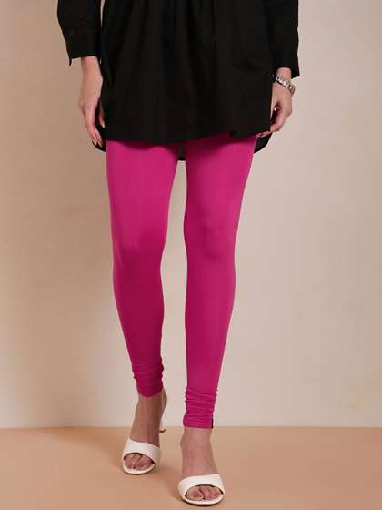 TWIN BIRDS High-Rise
                        Churidar-Length Leggings