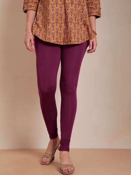 TWIN BIRDS
                        Churidar-Length Leggings