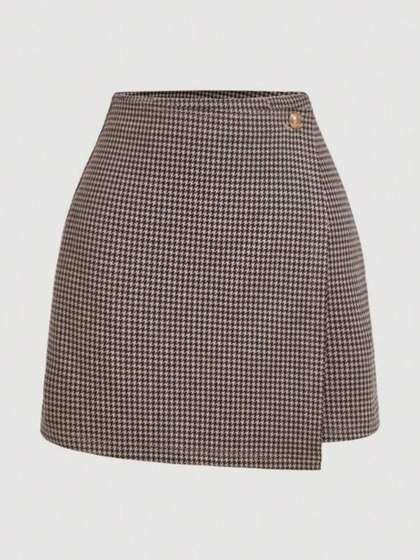 JINJIN FASHION Women
                        Printed High Waisted Wrap Mini Skirts