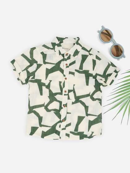 Pantaloons Junior Boys
                    Printed Casual Shirt