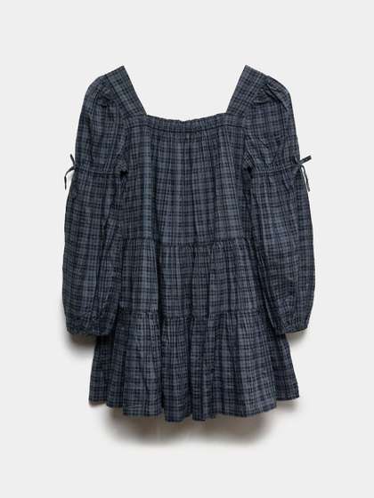 Marks & Spencer Pure
                    Cotton Checked Dress