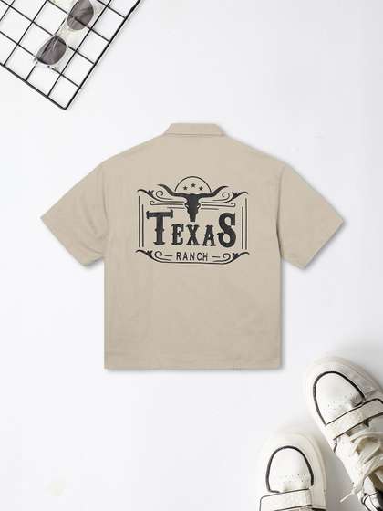 max Boys Printed Casual
                    Shirt