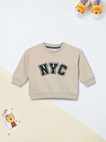 max Boys Embroidered
                    Round Neck Sweatshirt