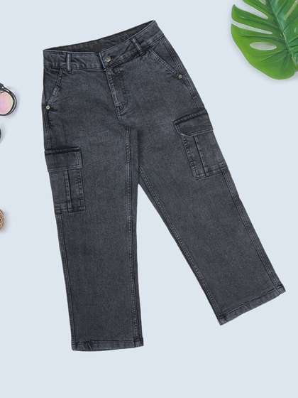 Pantaloons Junior Boys
                      Straight Fit Mid-Rise Light Fade Jeans