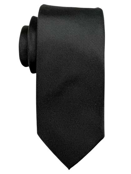 The Tie Hub Men Solid
                    Microfiber Necktie Broad Tie