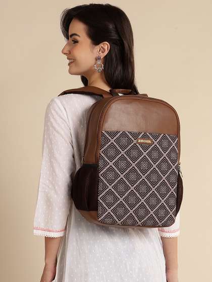 Anouk Women Indie
                        Floral Print Laptop Backpack