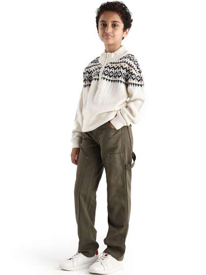 RARE ONES Boys Regular
                      Fit Mid-Rise Stretchable Jeans