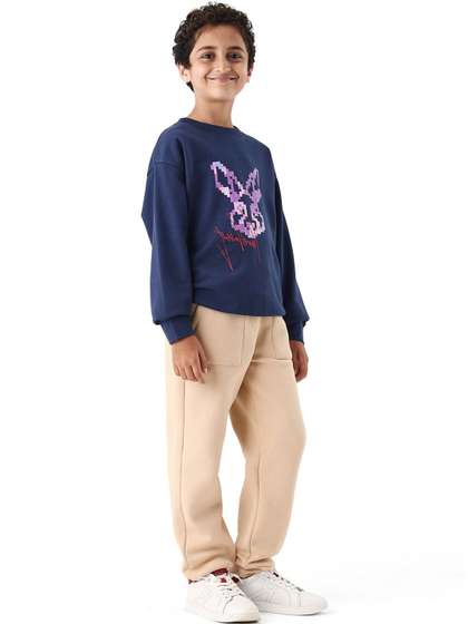 RARE ONES Boys Elio-B
                    Mid Rise Cotton Track Pants