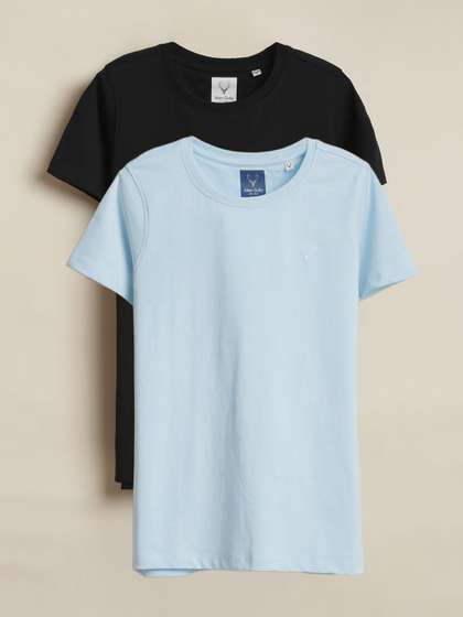 Allen Solly Junior
                      Pack Of 2 Boys Crew Neck Short Sleeves Pure Cotton
                      T-shirts