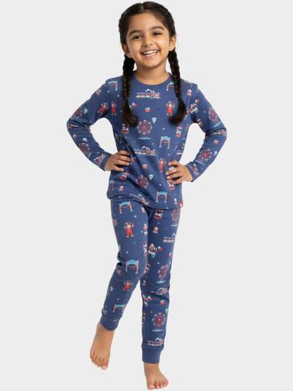 Orange Sugar Kids
                    Printed Pure Cotton Night suit