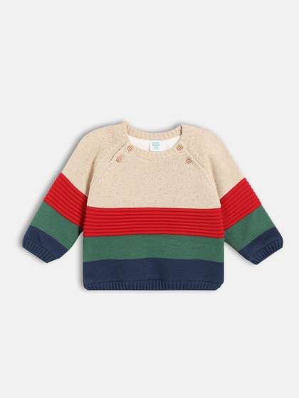 MINI KLUB Boys
                      Colourblocked Pullover Sweater