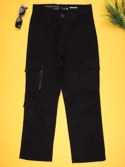 V-Mart Boys Cotton
                    Regular Fit Cargos Trousers