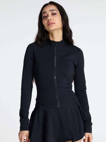 CAVA Women Black
                        Cotton Recovery Jacket