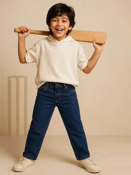 TALES & STORIES
                      Boys Blue Denim Slim Fit Stretchable Jeans
