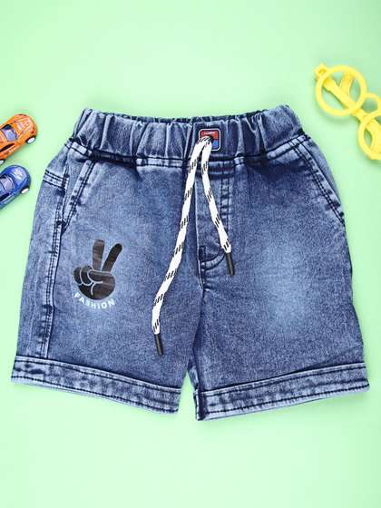 V-Mart Boys Mid-Rise
                      Cotton Denim Regular Shorts